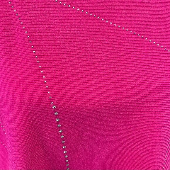 Siren Lily pink silver studded knit sweater top size 2X NWT - Picture 2 of 5